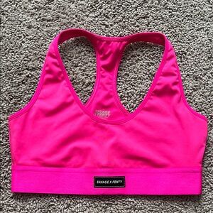 Savage X Fenty Hot Pink Sports Bra